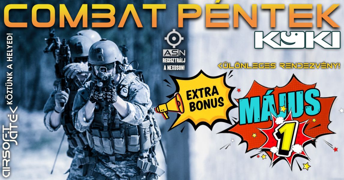 COMBAT PÉNTEK - KÖKI - extra bonus